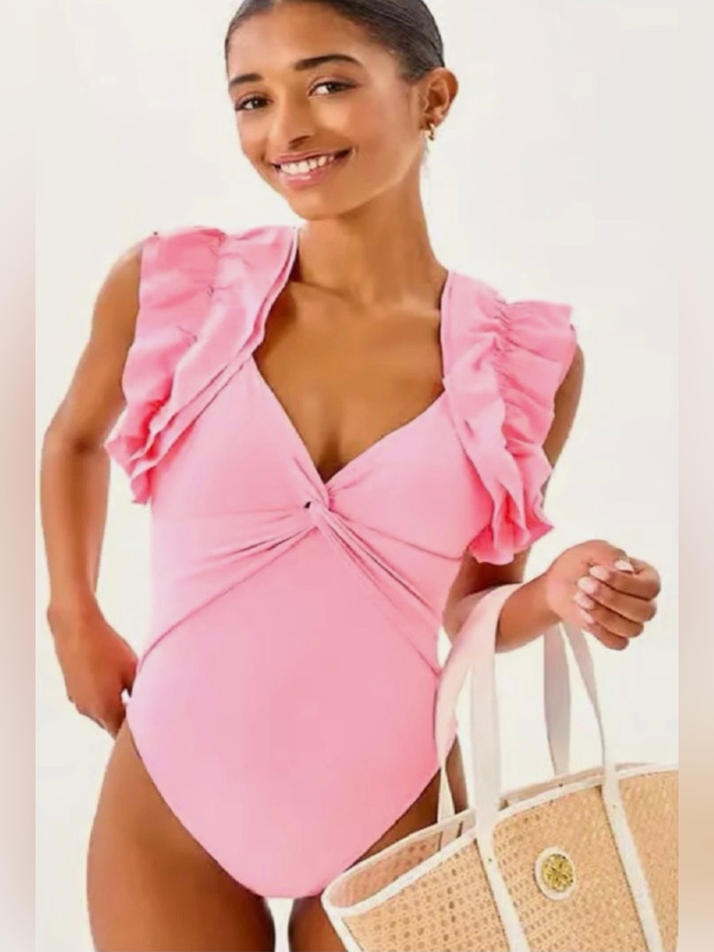 New with Tags Lilly Pulitzer Steviekate One Piece swimsuit in Conch Shell Pink